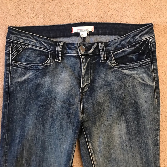 Forever 21 Skinny Jeans Womens Size 29 US 8 Super Stretch Denim Blue - Picture 3 of 12